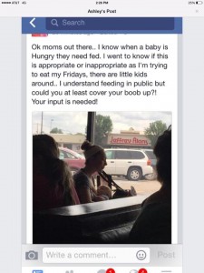 The picture of Conner Kendall breastfeeding her son 