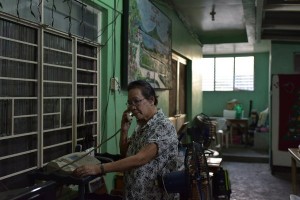 Rechilda Extremadura, the executive director of the League of Filipino Women, an organization of former World War II sex slaves, at the group’s office in Quezon City.